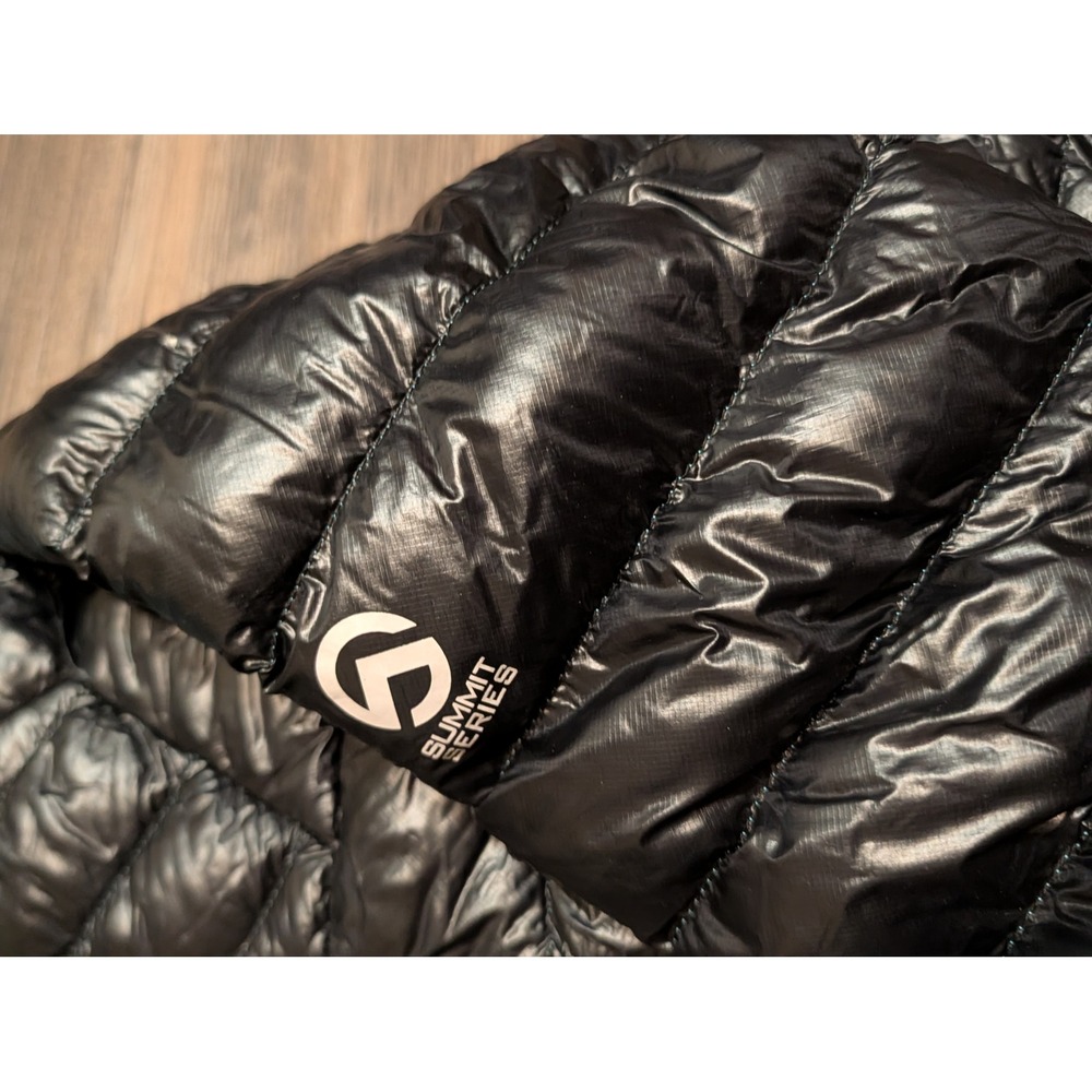 The North Face Summit Series 800 Fill Down Puffer Jacket Womens L Black Blue - Picture 4 of 9